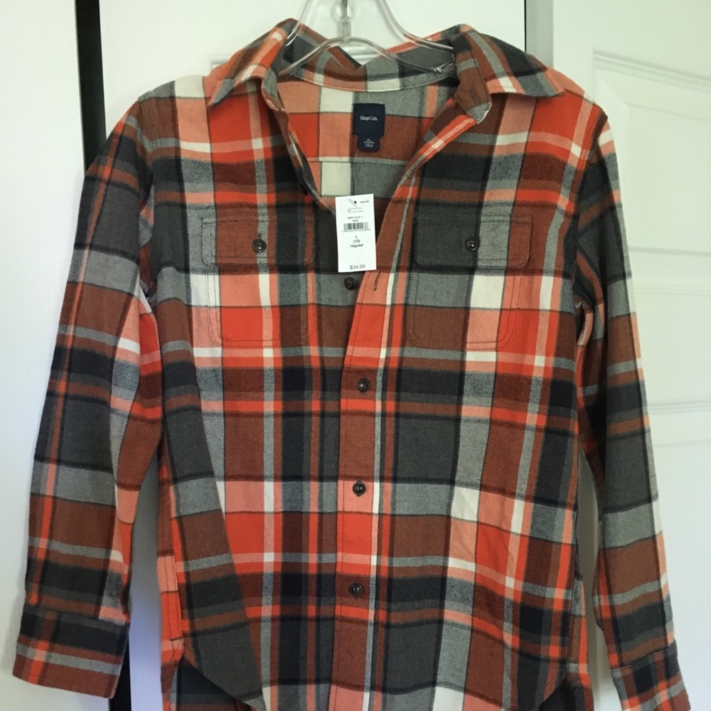 Boys Gap Flannel shirt, size Large 10